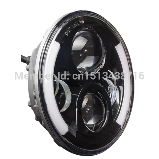 

1PCS 7" round led sealed beam 40w replacement je ep led headlight with h4 plug