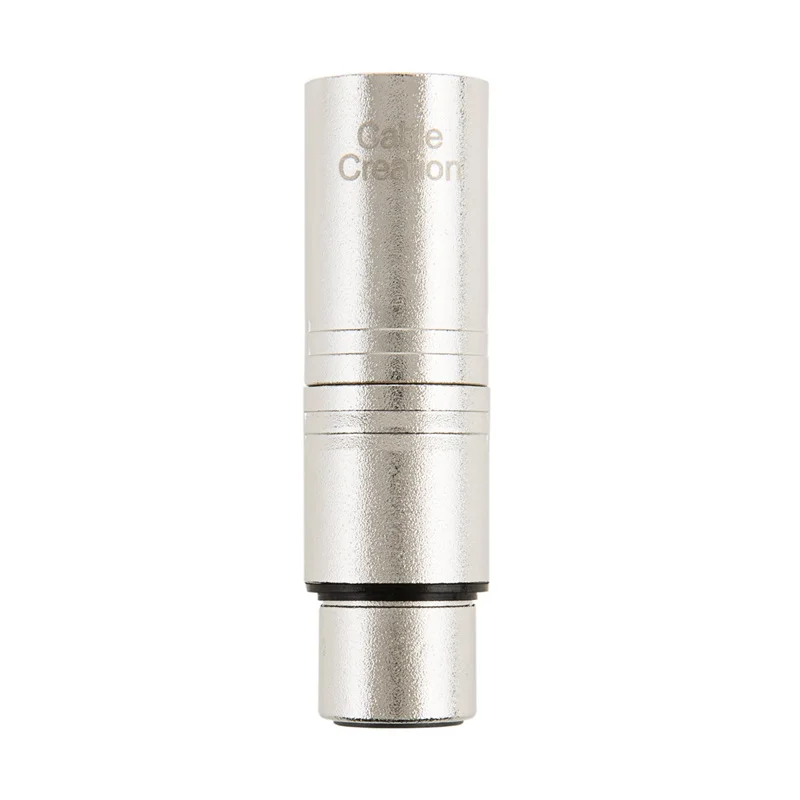 XLR 3 Pin Female to Male Adapter Silver|Коннекторы и разъёмы| |