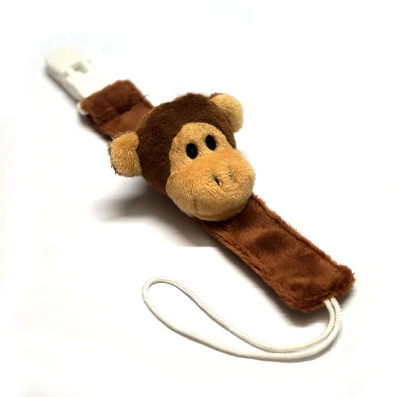 monkey Милый плюшевый держатель для соски, цепочка для соски, игрушка-пустышка, держатель для соски, цепочка для соски B0736 - Цвет: monkey