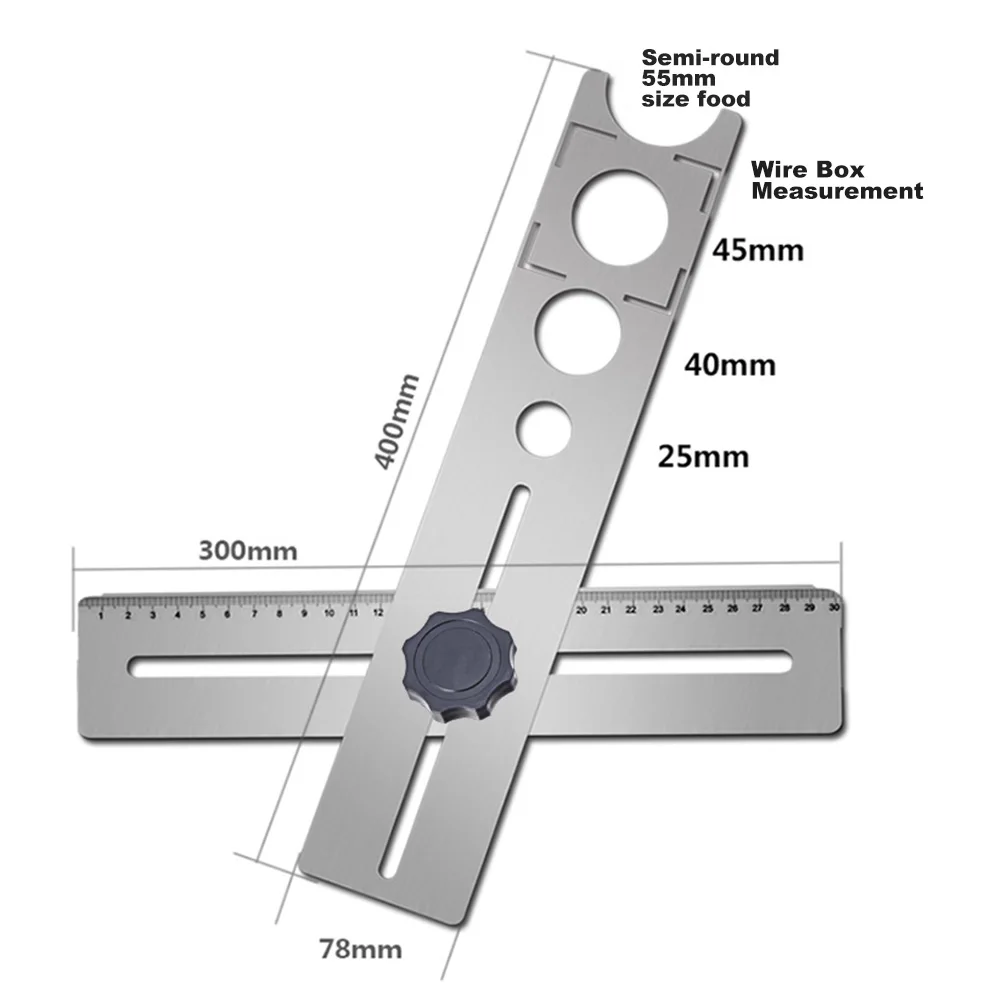 Tile Borehole Locator Multifunctional Adjustable Position Puncher Auxiliary Tool --M25 | Инструменты
