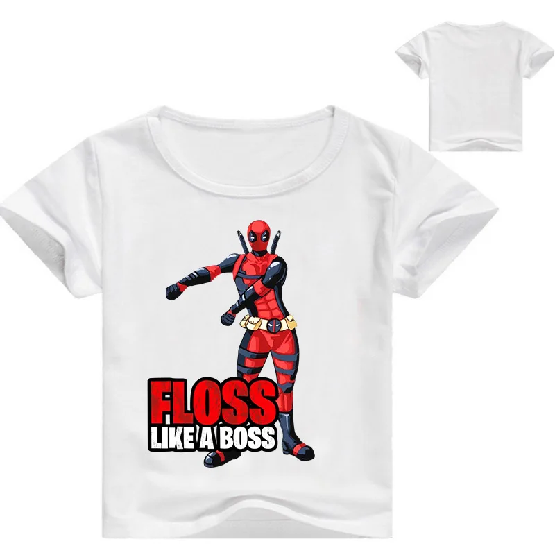Футболки для мальчиков с надписью LIKE A BOSS летние топы футболки коротким рукавом
