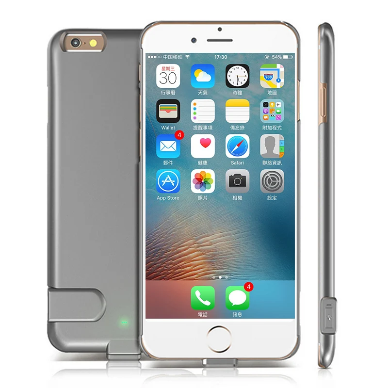 INSOU ультра тонкий чехол батарея для телефона iPhone 6 6s 6Plus задняя крышка зарядка