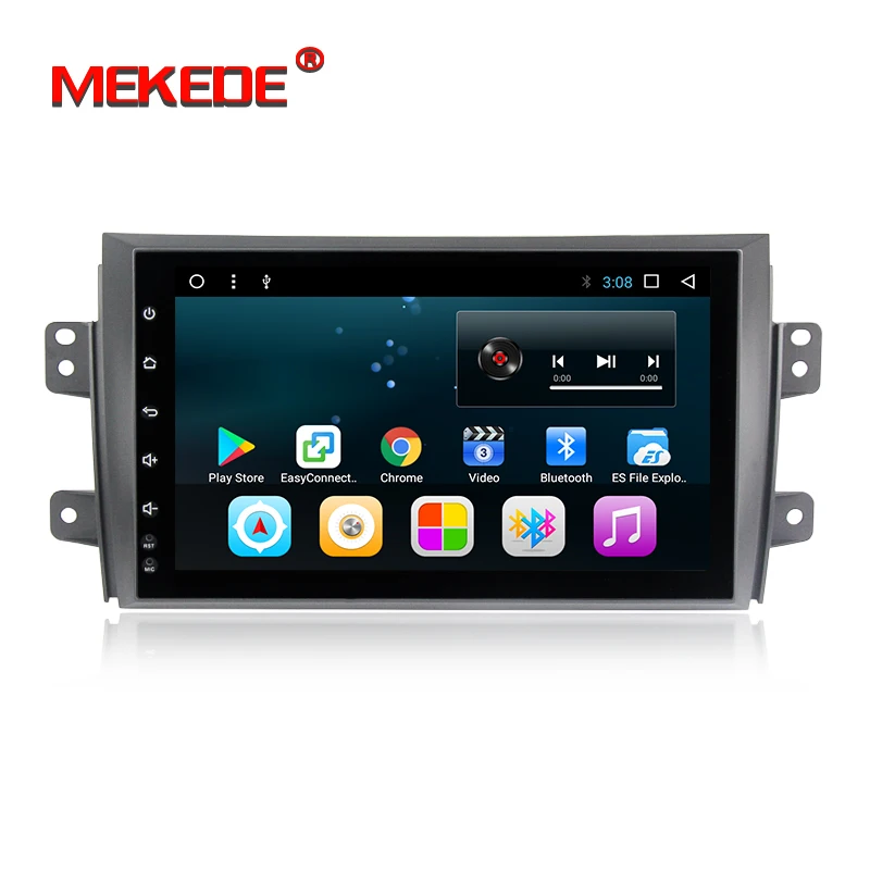 Бесплатная доставка topway T3 Android 7 1 Автомобильный gps навигатор dvd плеер для Suzuki SX4 2007