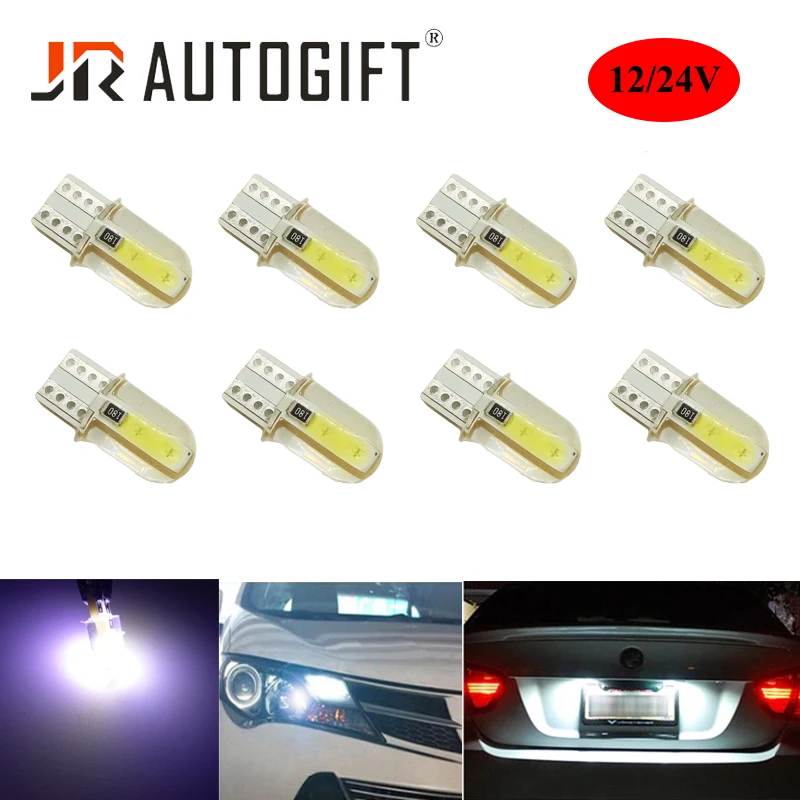 Светодиодный фонарь W5W T10 194 168 COB 10 шт. СВЕТОДИОДНЫЙ парковочный автомобильная