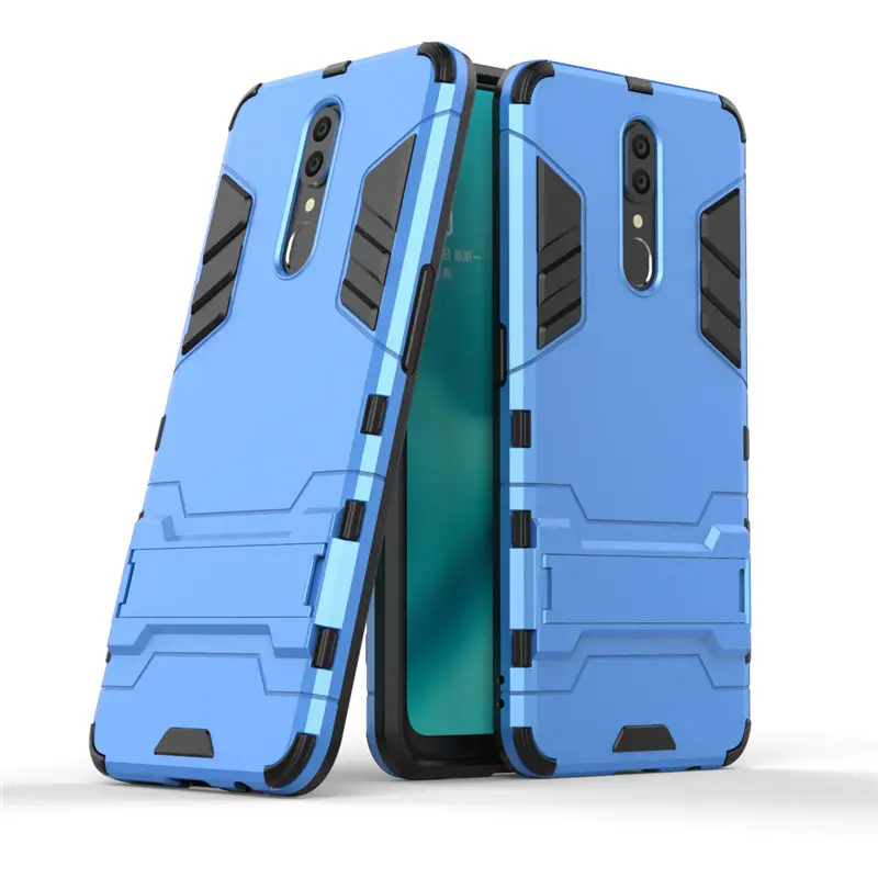 

100pcs/lot Hybrid Kickstand Phone Case For OPPO Reno F11 A9 Pro R19 2 in 1 PC+TPU Stand Armor Rugged Protective Shell Coque