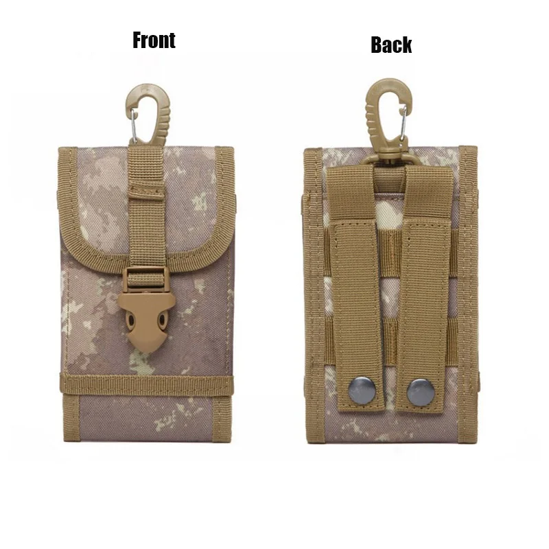 RuinCamouflage Clasp Уличная камуфляжная Сумка тактический армейский держатель для телефона спортивный поясной ремень чехол водонепроницаемый нейлон EDC Спорт Охота Камуфляж сумки в рюкзаке - Цвет: RuinCamouflage Clasp