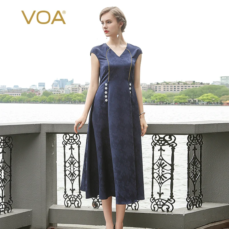 Женское винтажное платье VOA длинное облегающее большого размера из тяжелого