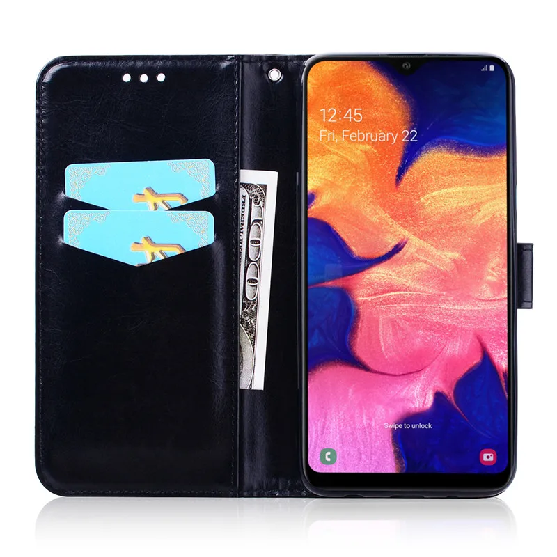 Роскошный защитный чехол-книжка из искусственной кожи чехол для samsung A10 чехол задняя крышка чехол для телефона для samsung Galaxy A10 10 SM-A105F A105 A105F крышка