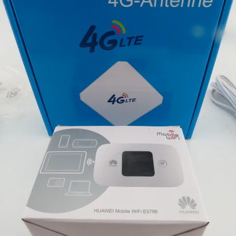 4g Lte маршрутизатор wifi с 4G внешняя антенна 300 Мбит/с Cat6 huawei E5786 белый|lte router wifi|lte