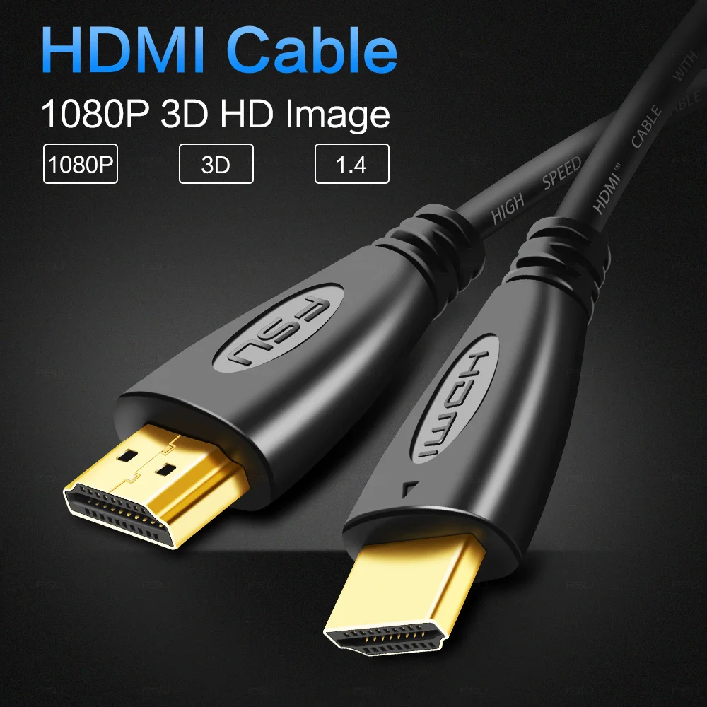 Высокоскоростной 1080P 3D HDMI кабель видео кабель 1,4 в HD папа-папа для проектора HDMI сплиттер HDTV lcd ноутбук 0,5 м 1 м 2 м 3 м 5 м 10 м