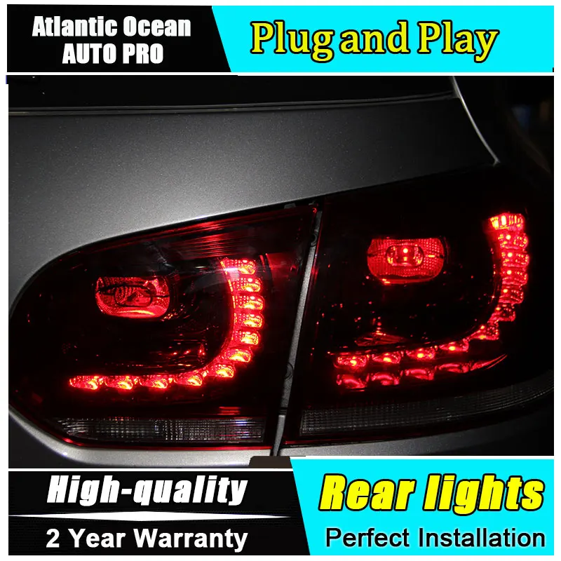 Автомобильный Стайлинг для VW Golf 6 LED светильник s 2009 2013 игры в гольф MK6 R