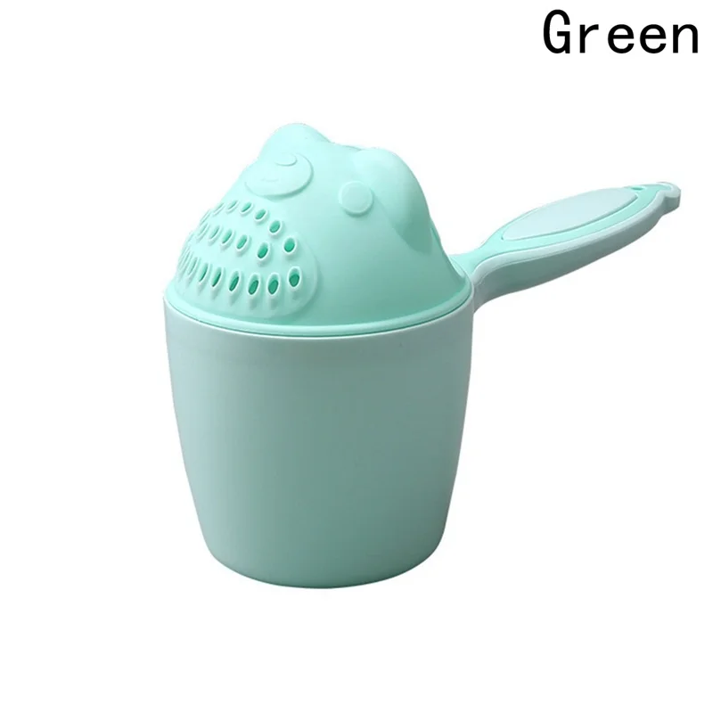 Green Shampoo Cup Безопасная детская шапочка для душа, детский козырек для ванны, шапочка для душа для детей, защитная шапочка для глаз, волосы, мультяшный детский шампунь, чашка для душа, водная ложка - Цвет: Green Shampoo Cup