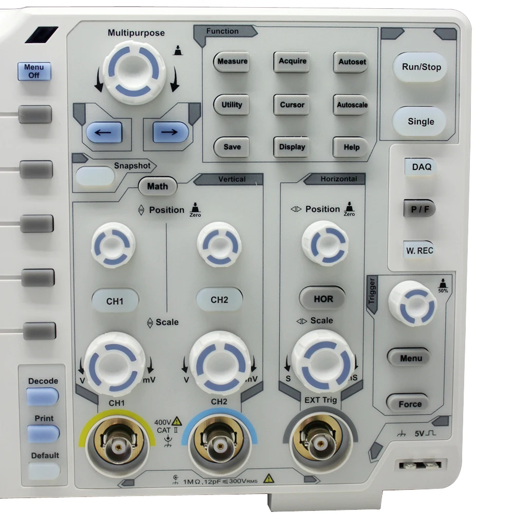 OWON 100 МГц 12 бит ADC цифровой осциллограф с высоким разрешением SPI/I2C/RS232/CAN