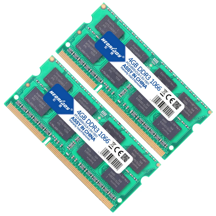 Ноутбук HEORIADY DDR3 4 Гб 1066 МГц память для ноутбука sodimm | Компьютеры и офис