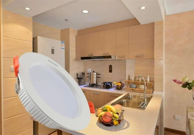 Светодиодный вниз светильник 220V LED пятно света светодиодный вниз светильник с регулируемой яркостью, 3 Вт, 5 Вт, 7 Вт, 9 Вт, 12 Вт, 15 Вт, 18 Вт, Встраиваемый светодиодный потолочный светильник светодиодный-лампа с плафоном