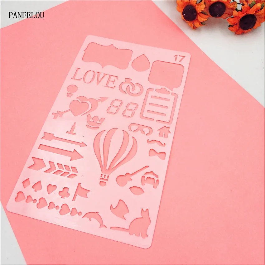 Трафарет для скрапбукинга в виде иконы пластиковая защитная плёнка украшения