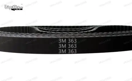 

HTD363-3M Teeth 121 Width 10mm 15mm 20mm 25mm 30mm Length 363mm HTD3M 363 3M Rubber Timing Transmission Belt