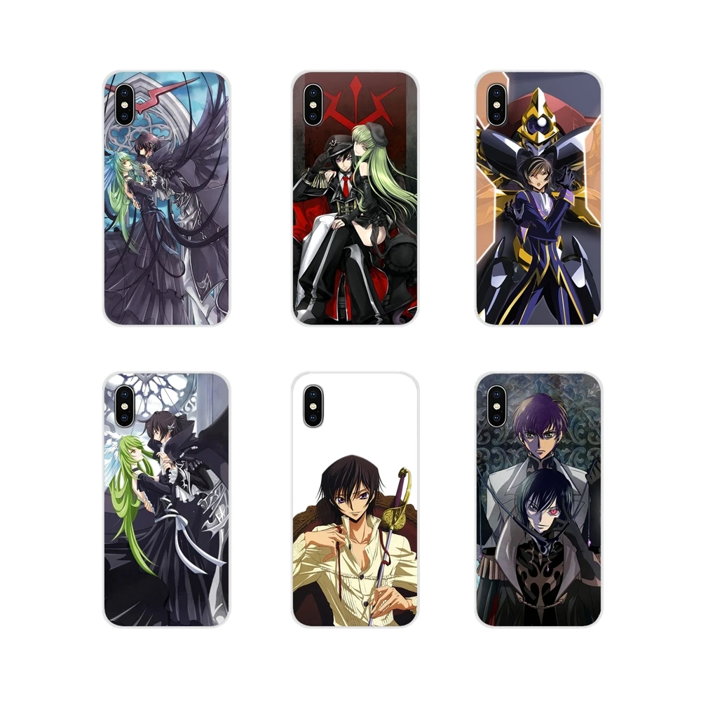 Для Apple iPhone X XR XS MAX 4 4S 5 5S 5C SE 6 6S 7 8 Plus ipod touch Аксессуары чехлы для телефонов код Geass |