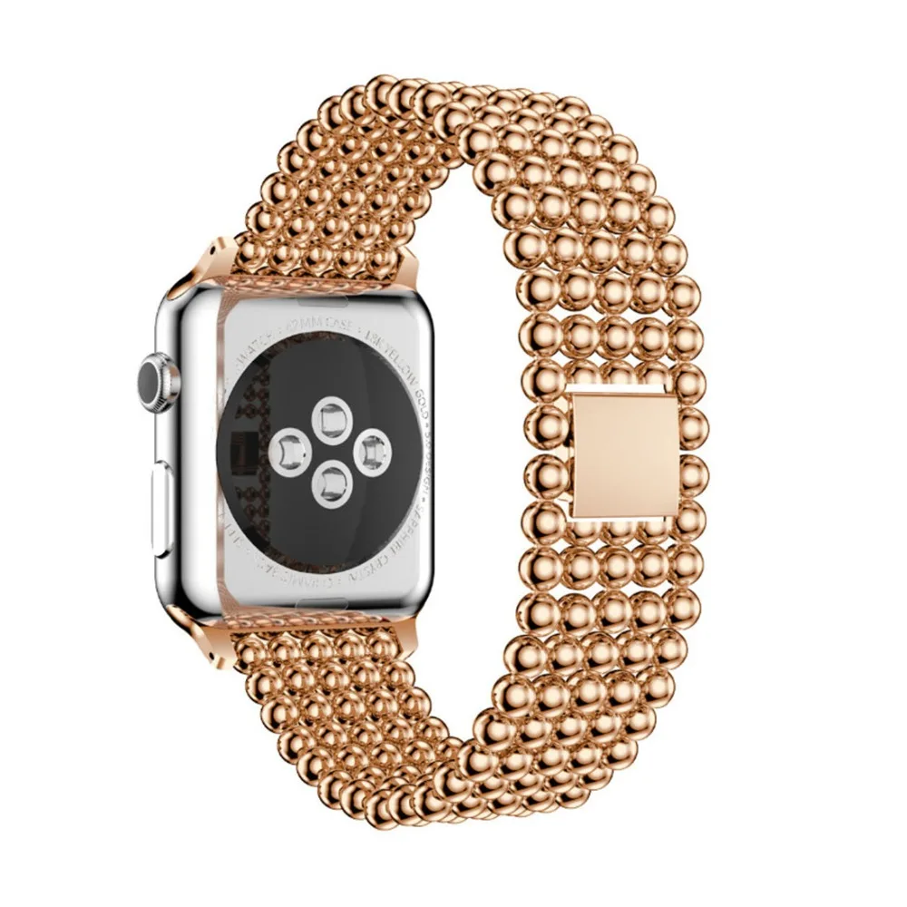 Хохлатый ремешок из нержавеющей стали для Apple Watch 42 мм 38 iwatch series 3 2 1 браслет Ссылка