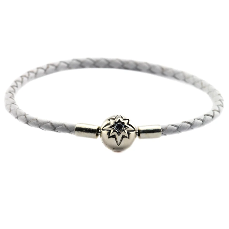 Новая модная искусственная цепь аутентичная застежка из стерлингового серебра