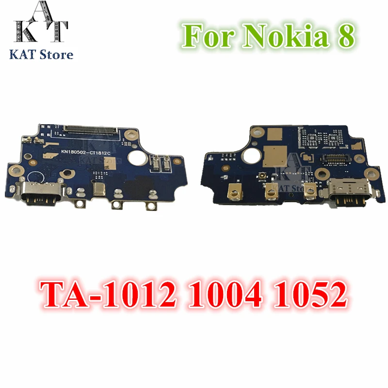 1Pcs Microphone Charger Board For Nokia 8 TA-1012 1004 1052 USB charging Jack Port connector Board Flex Cable Replacement Parts