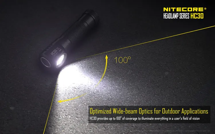 NITECORE HC30 HC30W налобный фонарь с зарядным устройством UM10+ 18650 аккумулятор CREE XM-L2 U2 1000LM водонепроницаемый налобный фонарь