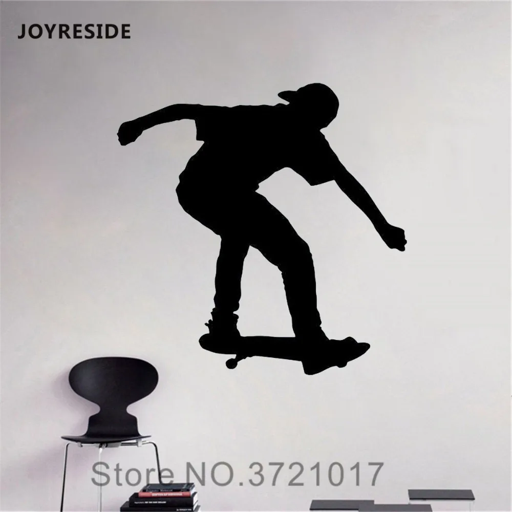 Настенные спортивные Стикеры для скейтборда joyliving виниловые дизайнерские