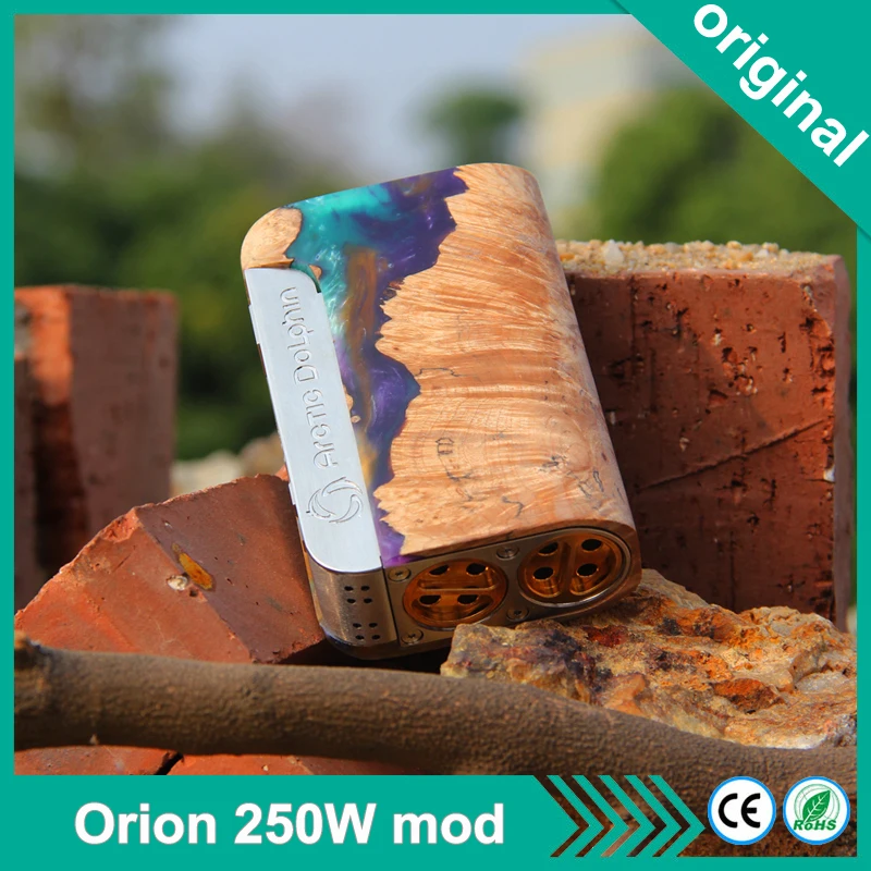 Arctic dolphin Orion 250 Вт бокс-мод с 0,96 дюймовым oled-экраном с поддержкой двух аккумуляторов 18650 TC Vape мод электронная сигарета