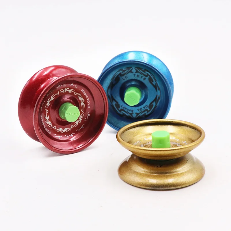 Сплав yoyo мяч детские игрушки металлический шариковый подшипник стринг трик йойо