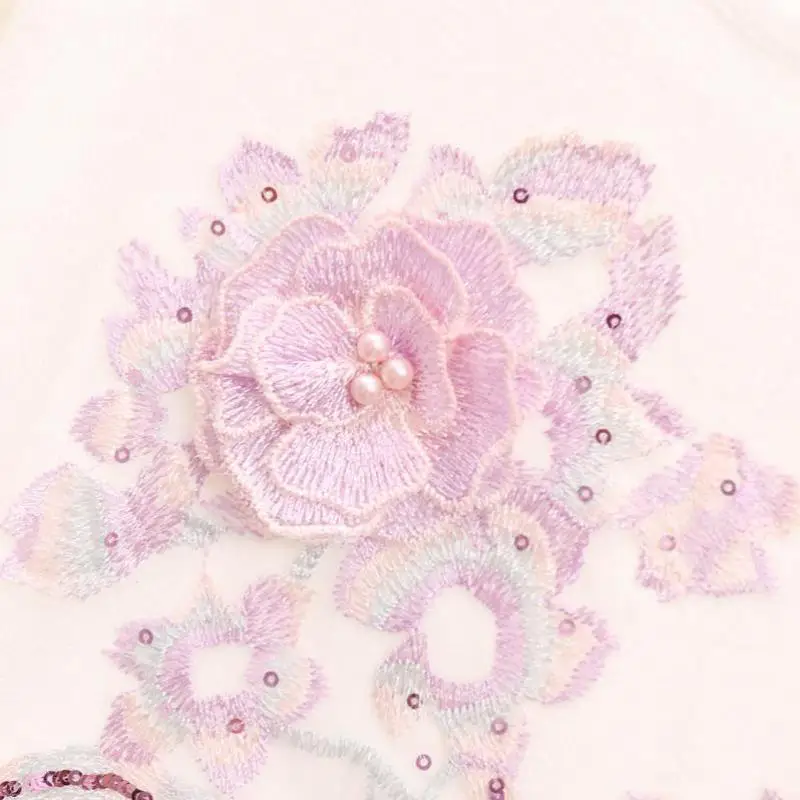 Fashion Beaded 3d Stereo Flower Collage Harajuku Women's Sweater Sweet Style Long-sleeved Stretch Loose Pullover Sweaters Women | Женская