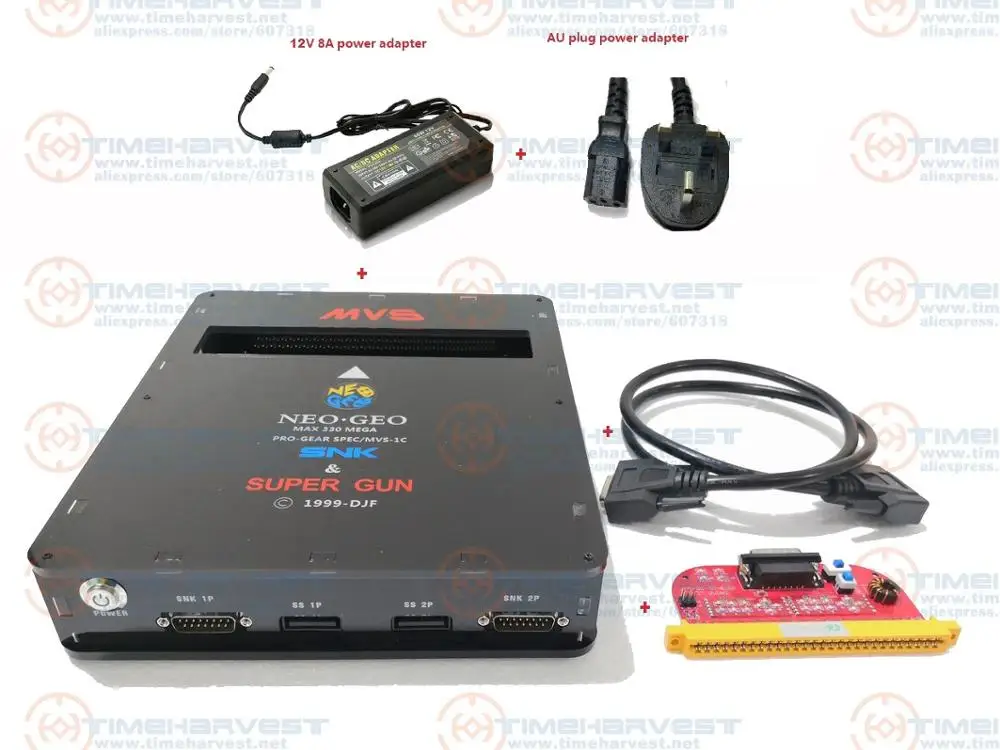 Фиолетовый Новая версия 2 в 1 CBOX MVS SNK NEOGEO CMVS+ JAMMA SUPER GUN 2 функция для игры Картридж с джойстиком SNK или джойстиком SS - Цвет: Фиолетовый