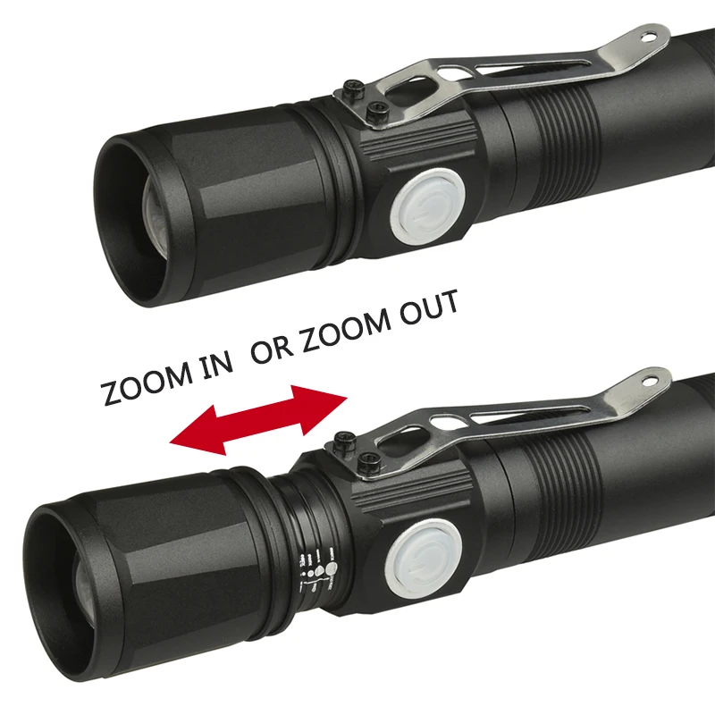 Litwod Z201509 микро USB Перезаряжаемый светодиодный фонарик 4000 люмен XML T6