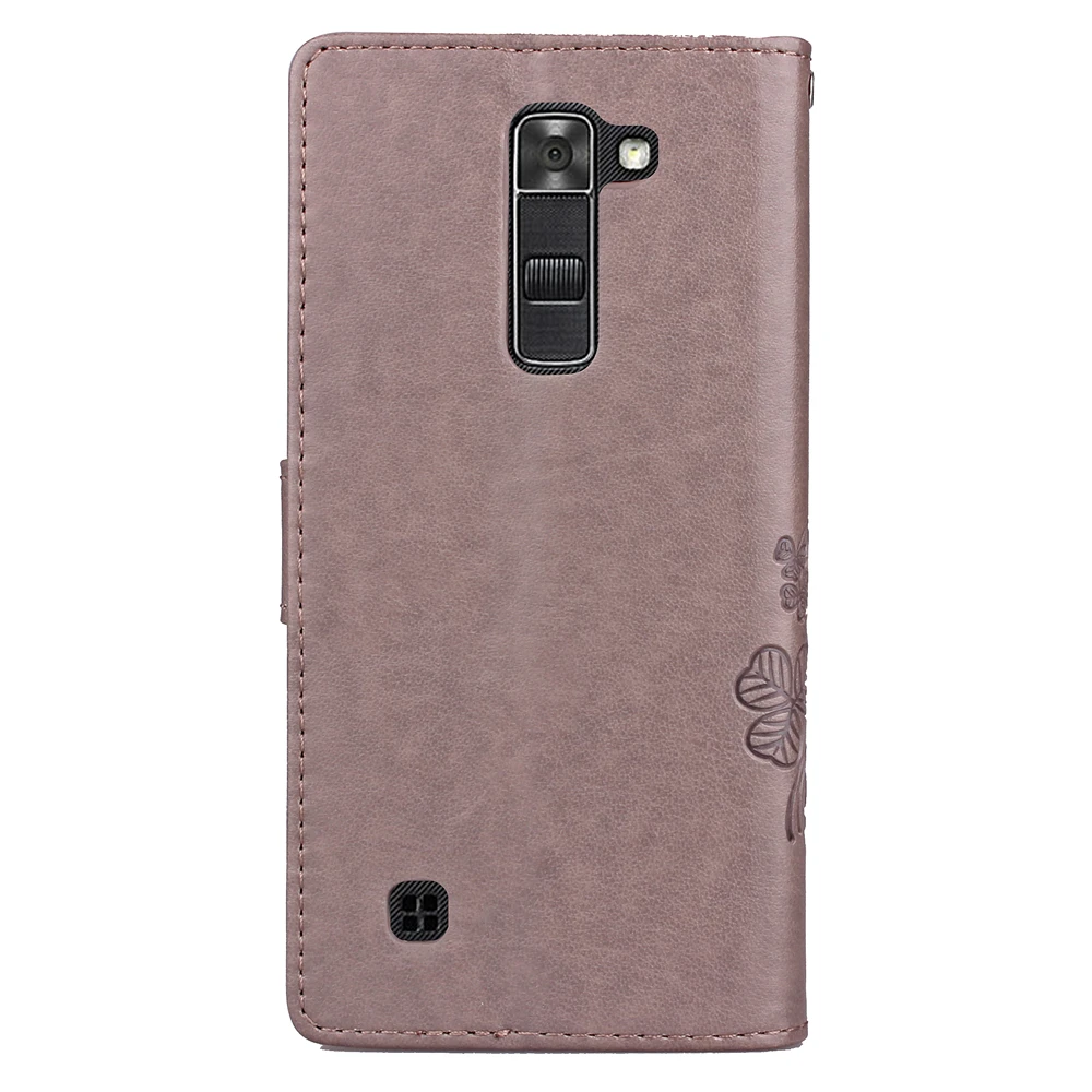 Ретро флип чехол для LG K10 M2 K420N K430DS искусственная кожа + Мягкий силиконовый