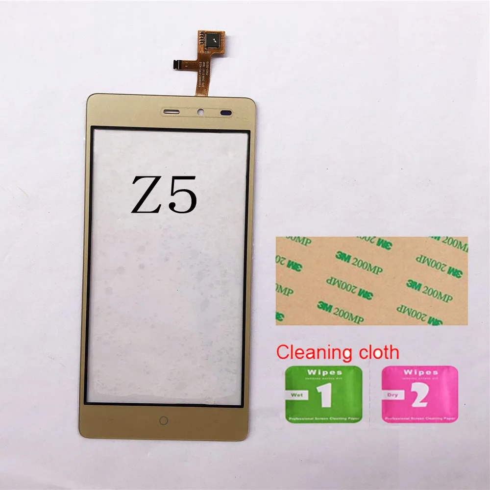 Gold No Tools 5,0 ''телефон сенсорный экран для Leagoo Z5 Z5C сенсорный экран дигитайзер Сенсорная панель Замена переднего стекла объектив сенсор - Цвет: Gold No Tools