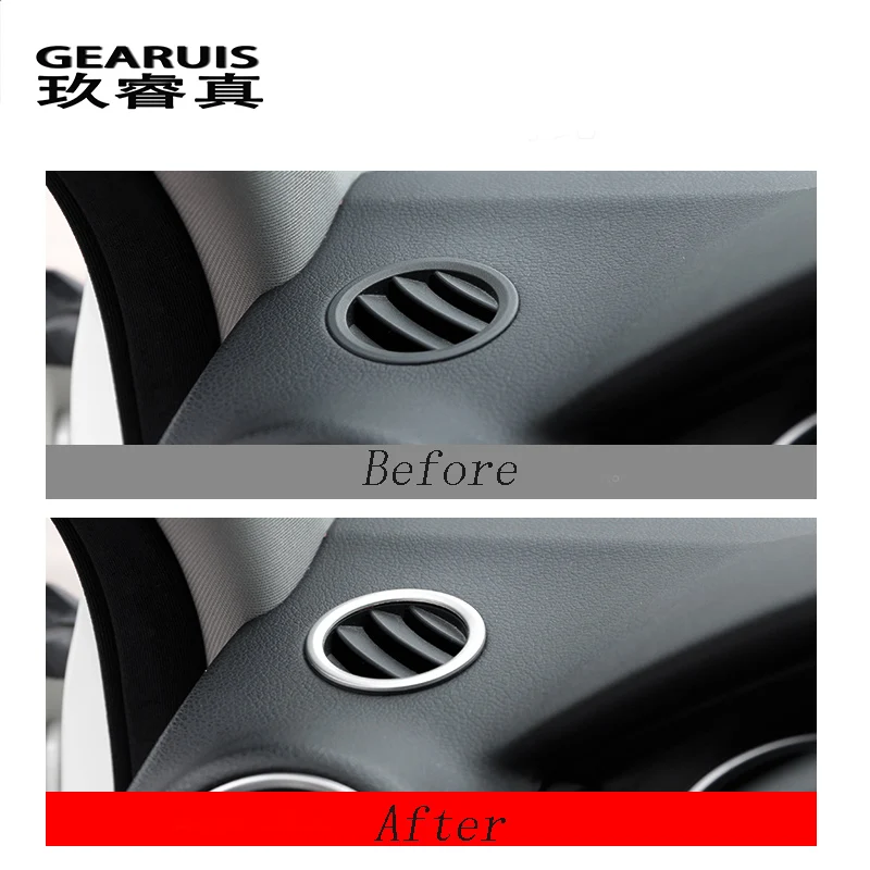 Стайлинг автомобиля 2 шт./компл. декоративная отделка из нержавеющей стали для