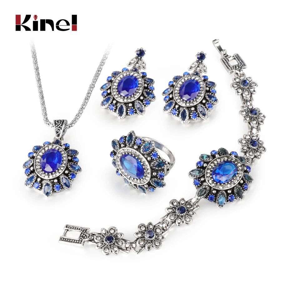 Комплект из колье серёг кольца и браслета серебристого цвета|bracelet earrings|jewelry setsset