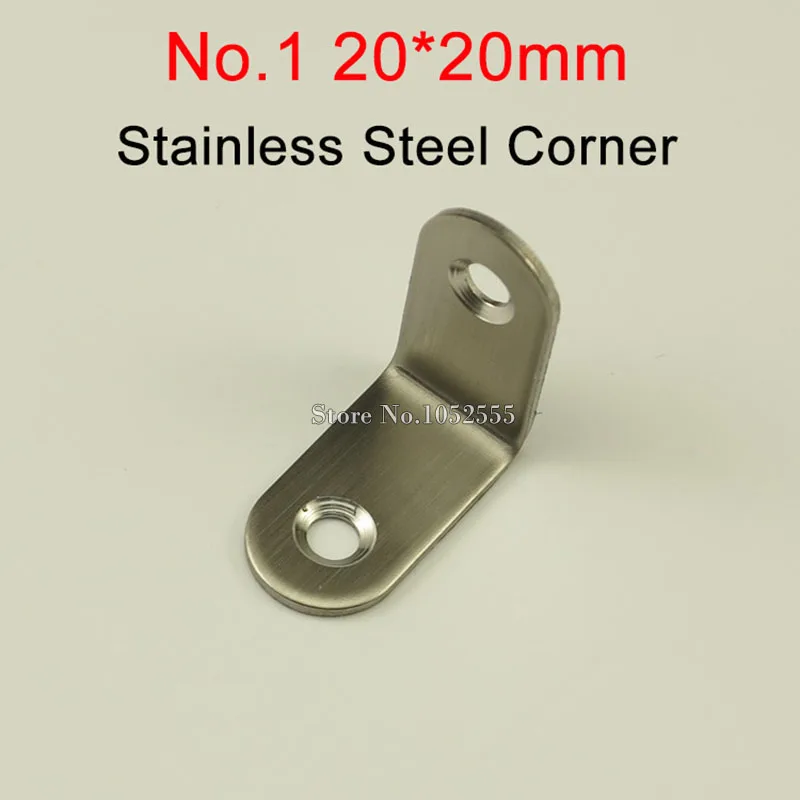 100 шт. 20*20*16 мм из нержавеющей стали|angle bracket|stainless steel angle bracketsteel bracket |