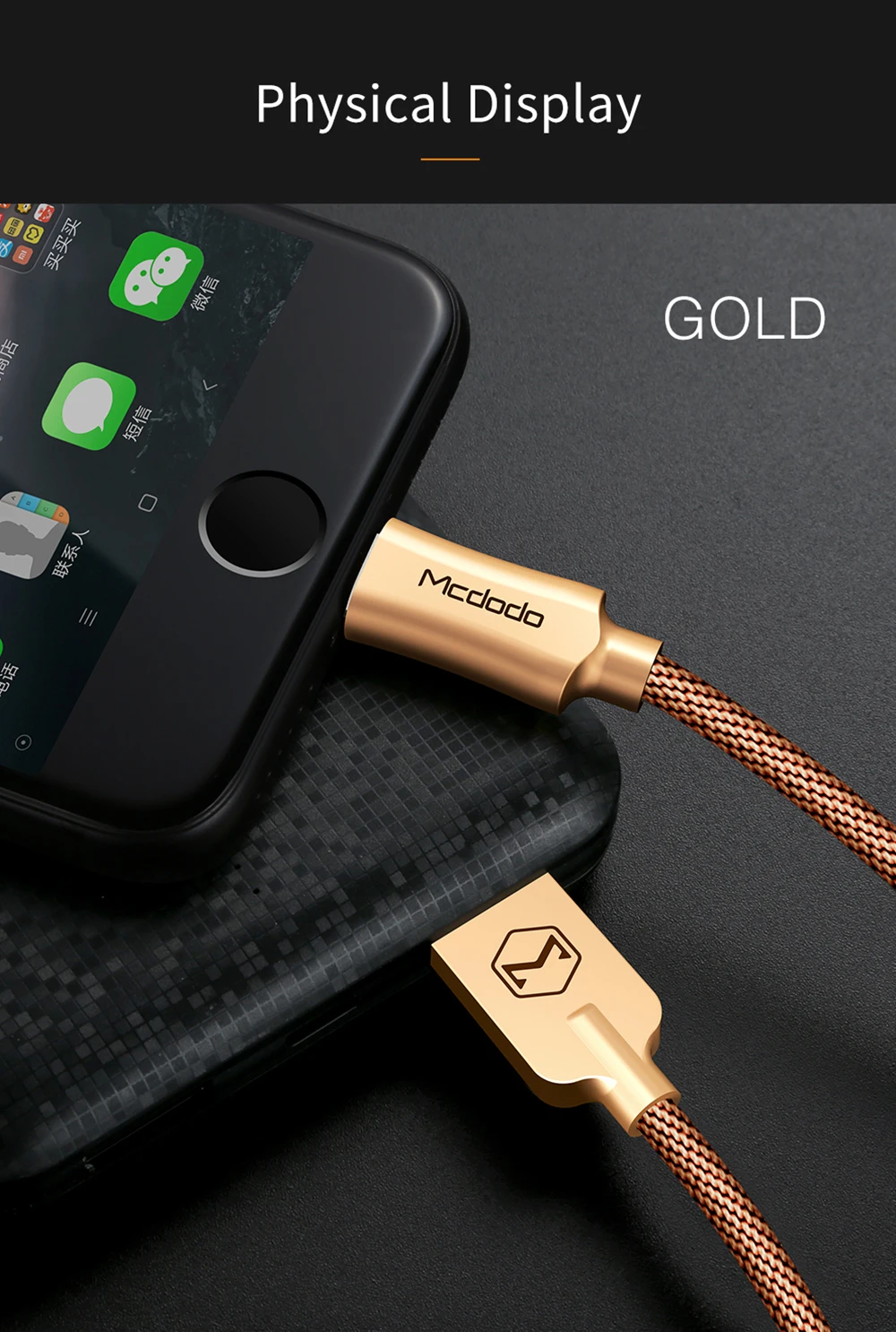 MCDODO USB кабель 2.4A для iPhone X XS MAX XR 8 7 6 5 6 S plus Кабель для быстрой зарядки кабель для зарядки мобильного телефона Usb кабель для передачи данных