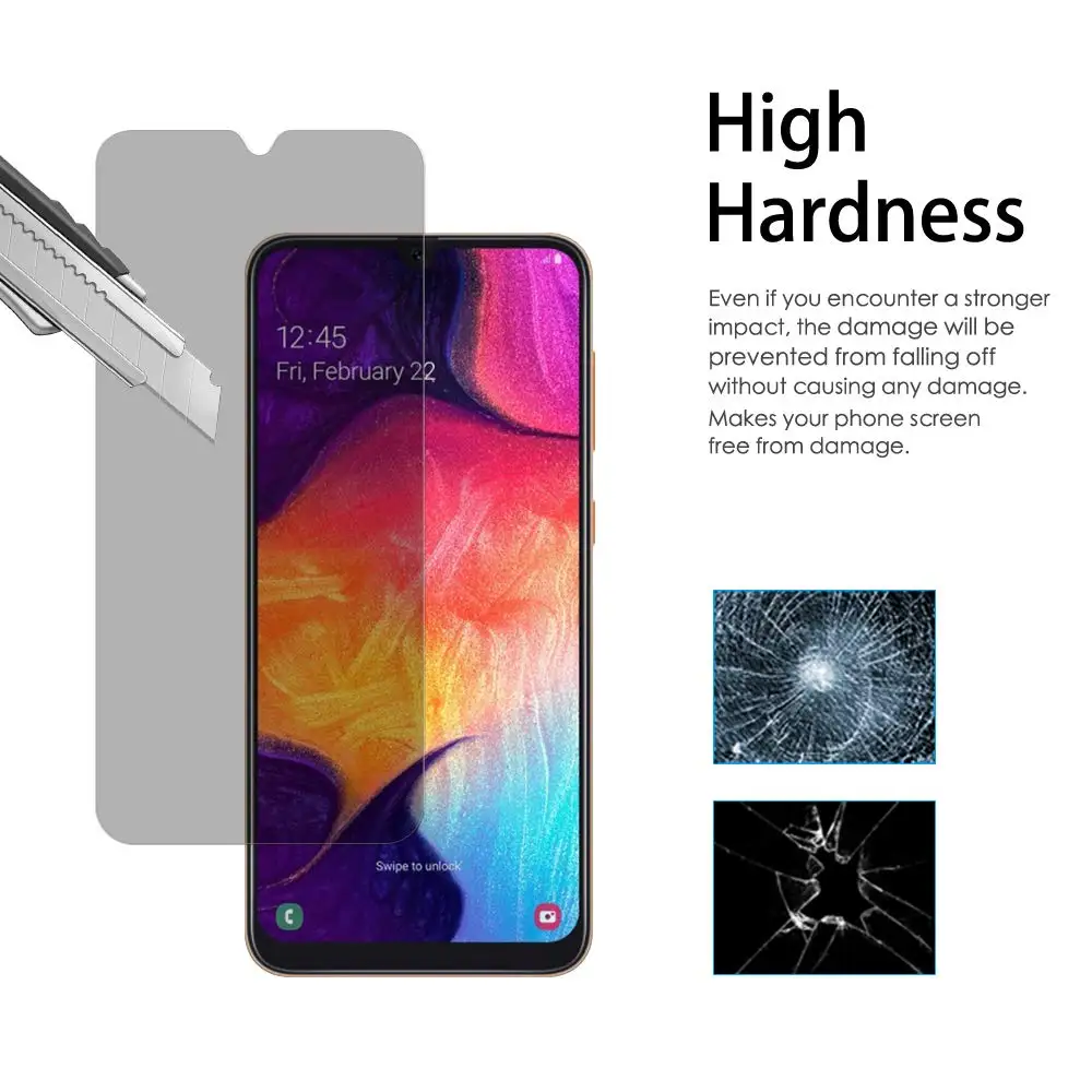 Защитное стекло 9H для экрана LG V50S Thinq антибликовое закаленное V50 противошпионское
