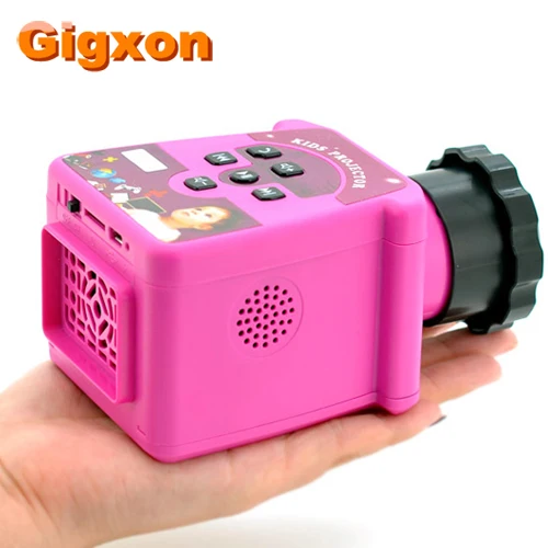 2017 Дети проектор мини портативный для узнать исследование мультфильм |