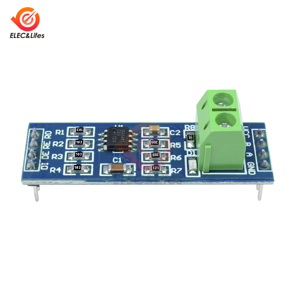 1 шт. MAX485 модуль RS-485 ttl к RS485 MAX485CSA конвертер модуль для Arduino микроконтроллер MCU разработки электронных компонентов