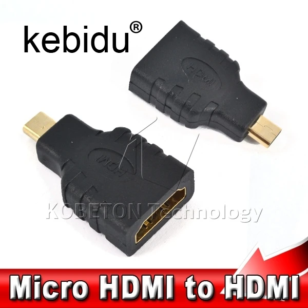 Kebidu адаптер Папа мама HD позолоченный конвертер F M разъем типа D для HDMI