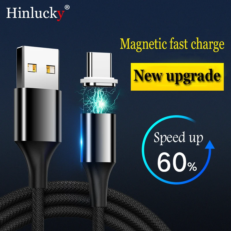 Магнитный Micro USB кабель 3A для iPhone XS XR X 7 6 samsung LG type c Быстрая зарядка магнитное