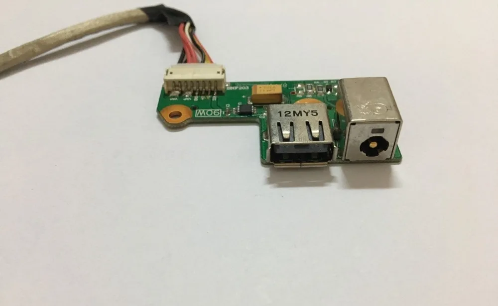 Новый оригинальный разъем питания постоянного тока WZSM USB плата для ноутбука HP