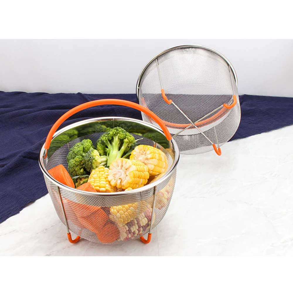 Корзина для кастрюля для быстрого приготовления аксессуары 6 Qt Пароварка из нержавеющей стали кастрюля для быстрого приготовления