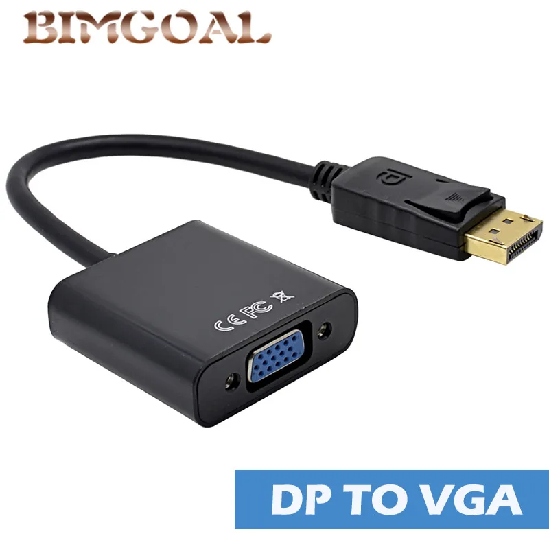 Новый горячий Профессиональный 1080P порт дисплея DP к VGA Женский конвертер адаптер