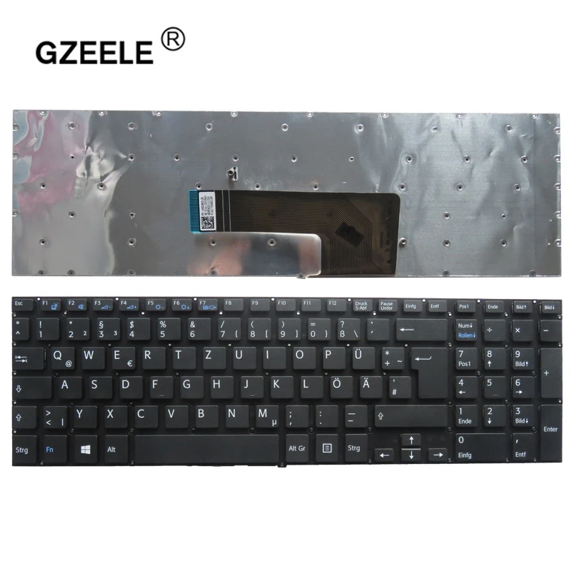 

GZEELE NEW GR Laptop Keyboard For Sony Vaio Fit SVF 15 SVF15 FIT15 SVF152 SVF153 SVF1541 greman VERSION without frame black new