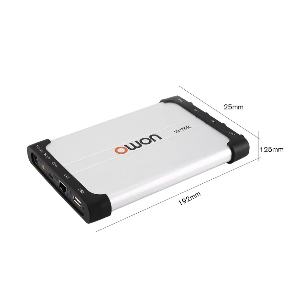 Owin VDS2064L Осциллограф портативный 100MSa/S 25 M 60 MHz 4 + 1 канал запись USB хранения