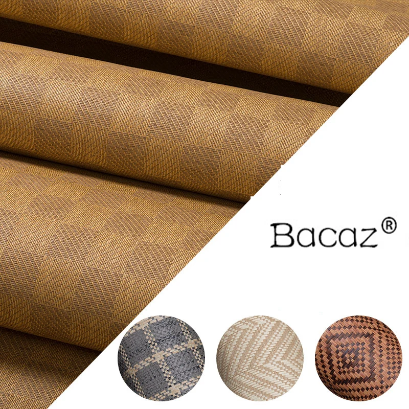 

Bacaz environmental protection Reed Plant Wallpaper for Living Room Chinese style Natural Weave Straw Walls paper Wallcoverings