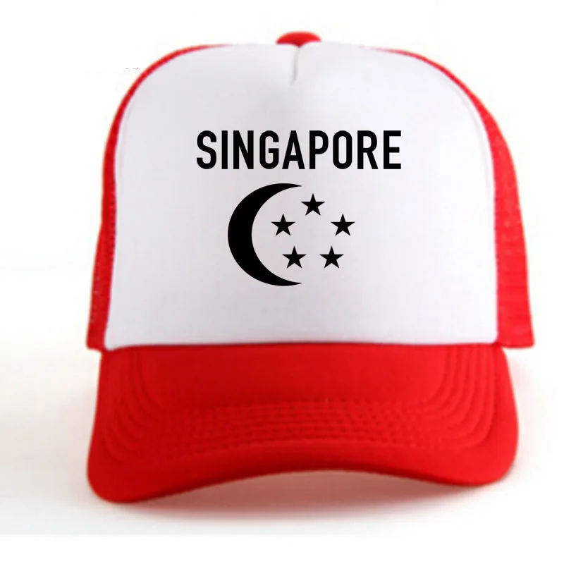 Сингапурская Мужская молодежная самодельная Кепка с именем и номером на заказ